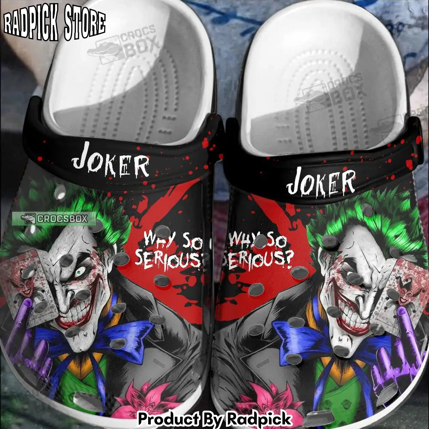 Radpick adult joker laughing crocss rp6528338